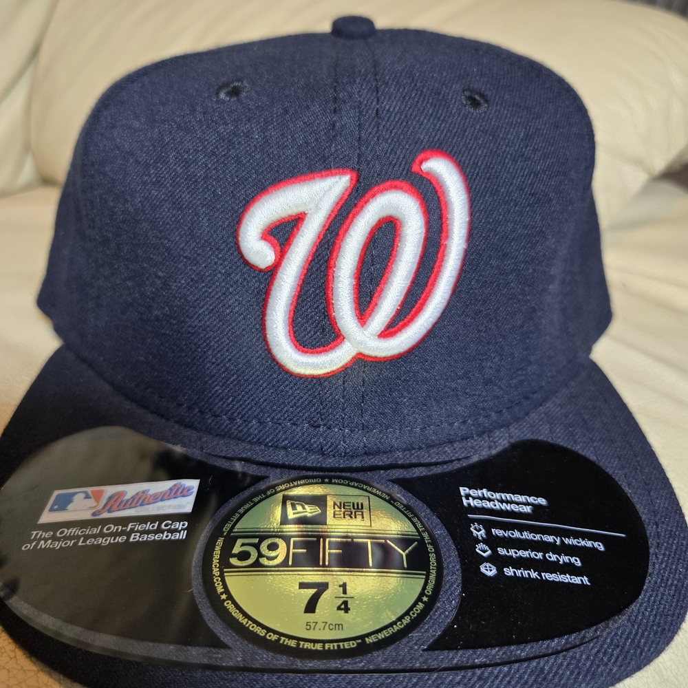 Washington Nationals Hat Cap NewEra 59Fifty MLB Official OnField Fitted ALL SIZ